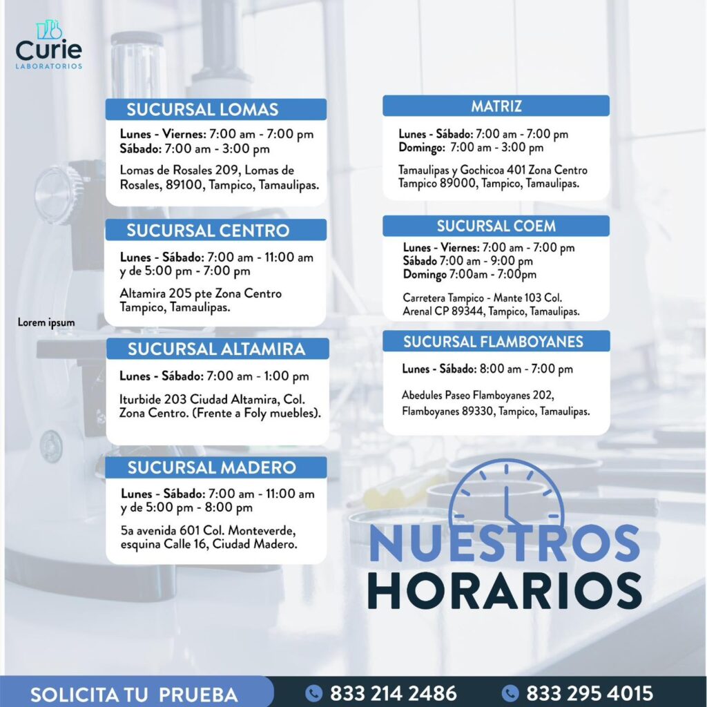 Horarios